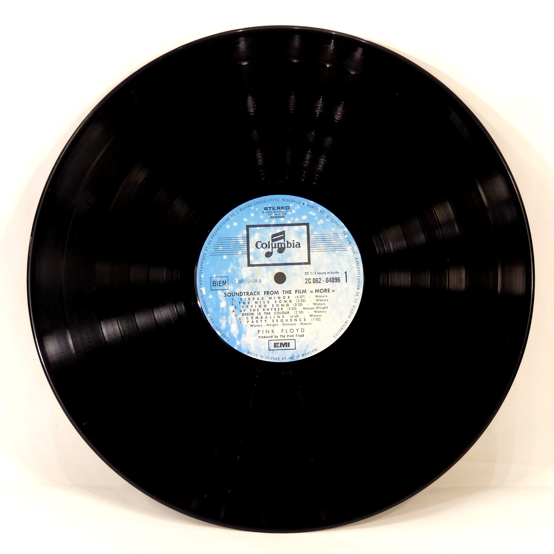 Voir photo 4 de Vinyle - Pink Floyd - Soundtrack from the film More - 1969 Vinyle - Pink Floyd - Soundtrack from the film More - 1969 Bon état - Vue 4 -